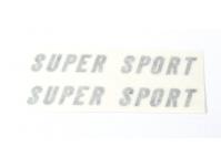 Image of Fuel tank Super Sport emblem set (F2 Yellow)
